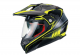 FS 606 Enduro helma se sluneční clonou černo zelená reflexní