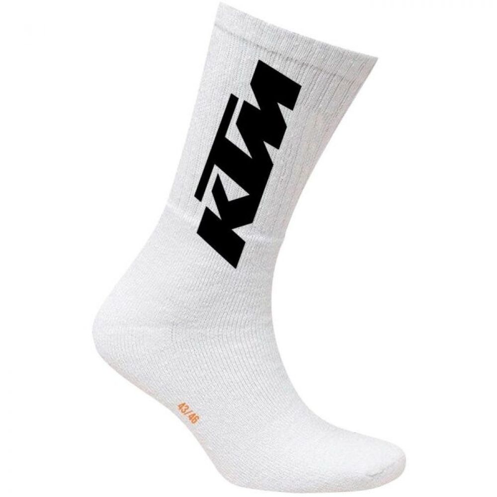 SOCKS LONG WHITE 3-pack
