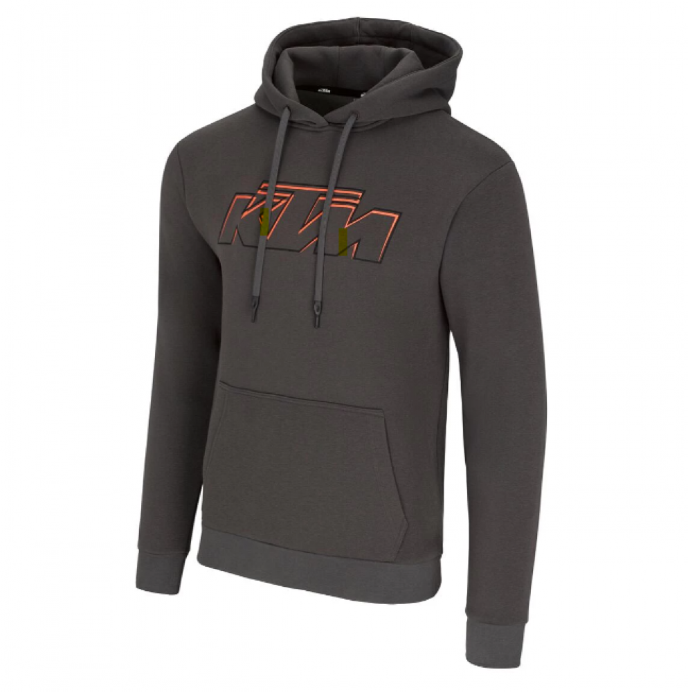 KTM ESSENTIAL HOODIE DARK GREY 25