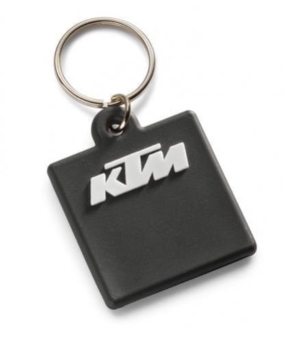 LOGO RUBBER KEYHOLDER BLACK