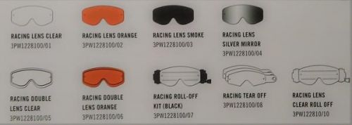 LENS CLEAR RACING GOGGLES 16